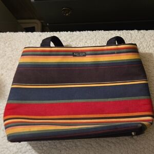 Vintage - KATE SPADE STRIPED HANDBAG